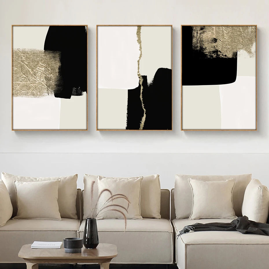 3PCS Modern Abstract Minimalist Wall Art